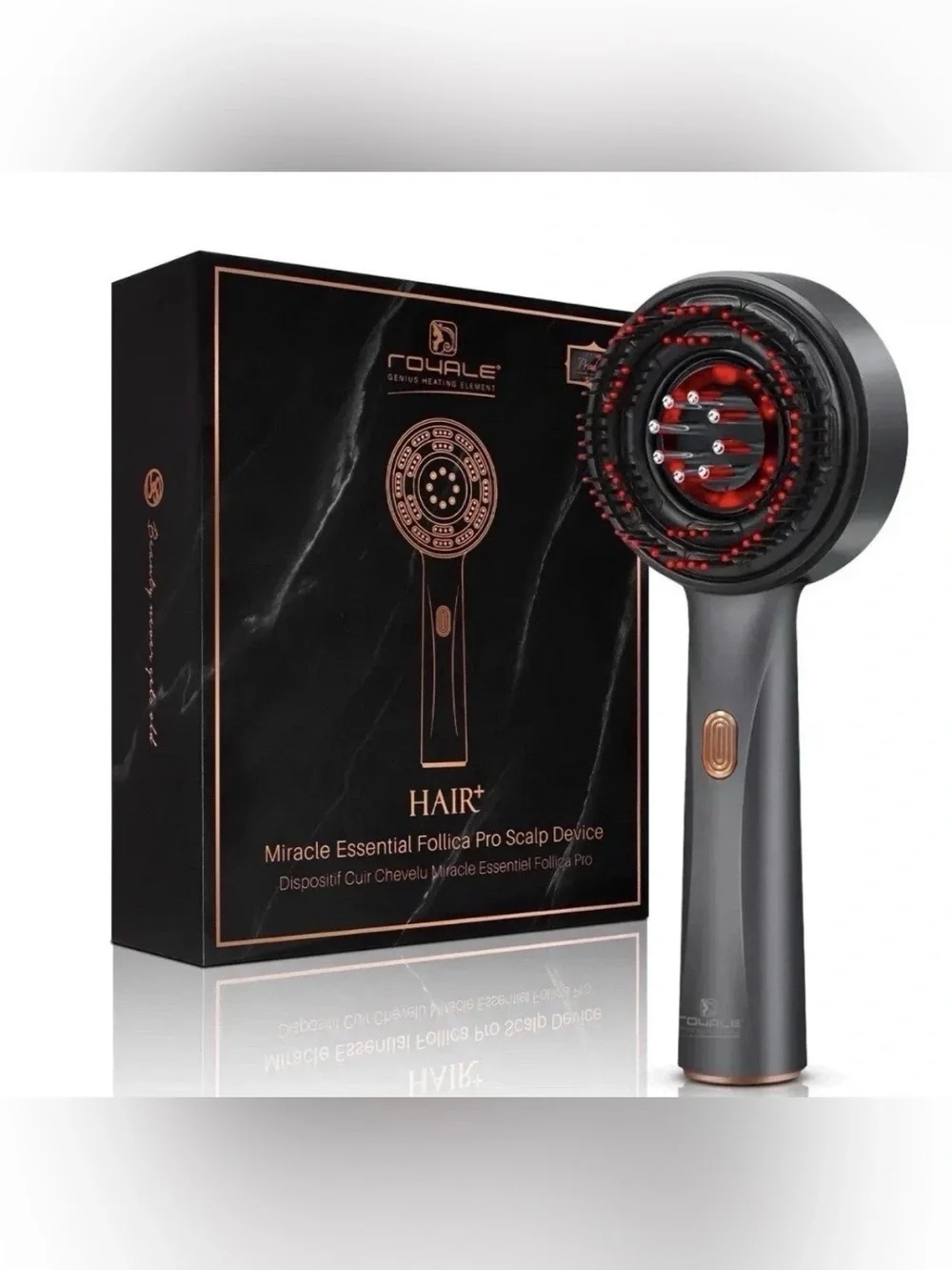 Royale Hair+ Miracle Essential Follica Pro Scalp Device Brand New Sealed Box